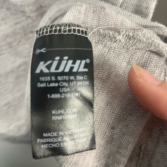 Kuhl Sylvie Sweater Women's Grey Linen Blend size small - Picture 5 of 9